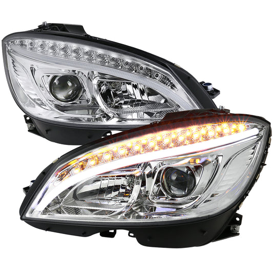 Spec-D 2008 Benz W204 C-Class headlights upgrade