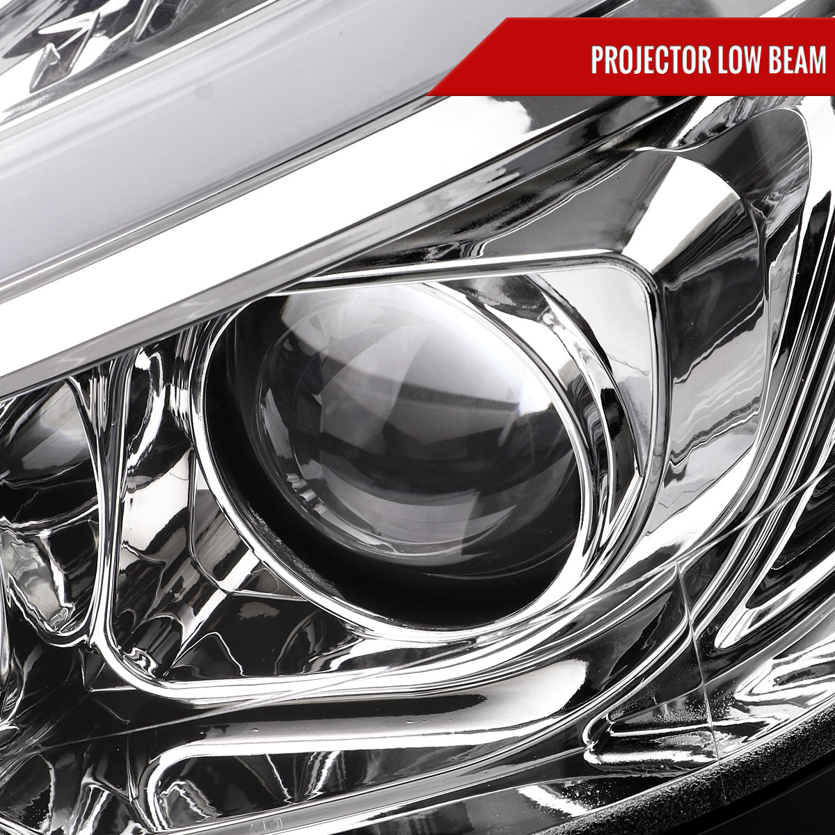 Spec-D 2014 Mercedes W204 C-Class chrome sequential headlights