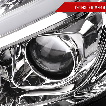 Spec-D 2014 Mercedes W204 C-Class chrome sequential headlights