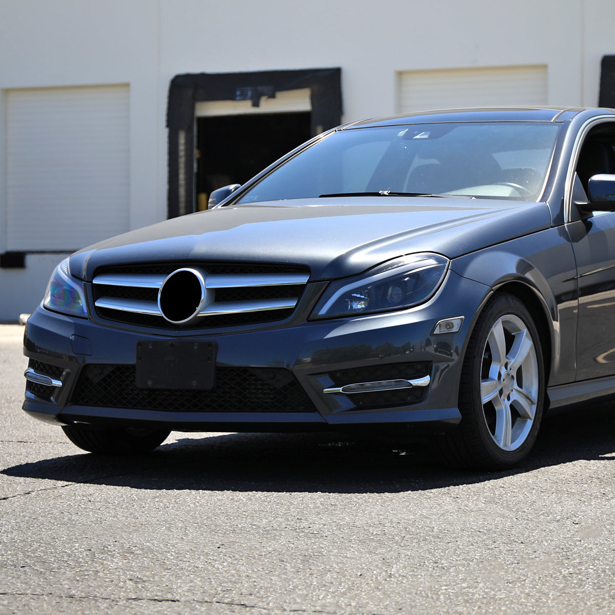 12 Mercedes W204 C-Class Spec-D black lighting upgrade