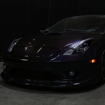 Spec-D 2000-2005 Toyota Celica Projector LED Black Headlights
