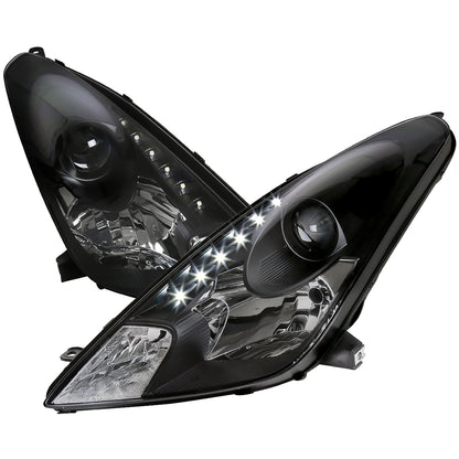 Spec-D 2000-2005 Toyota Celica Projector LED Black Headlights