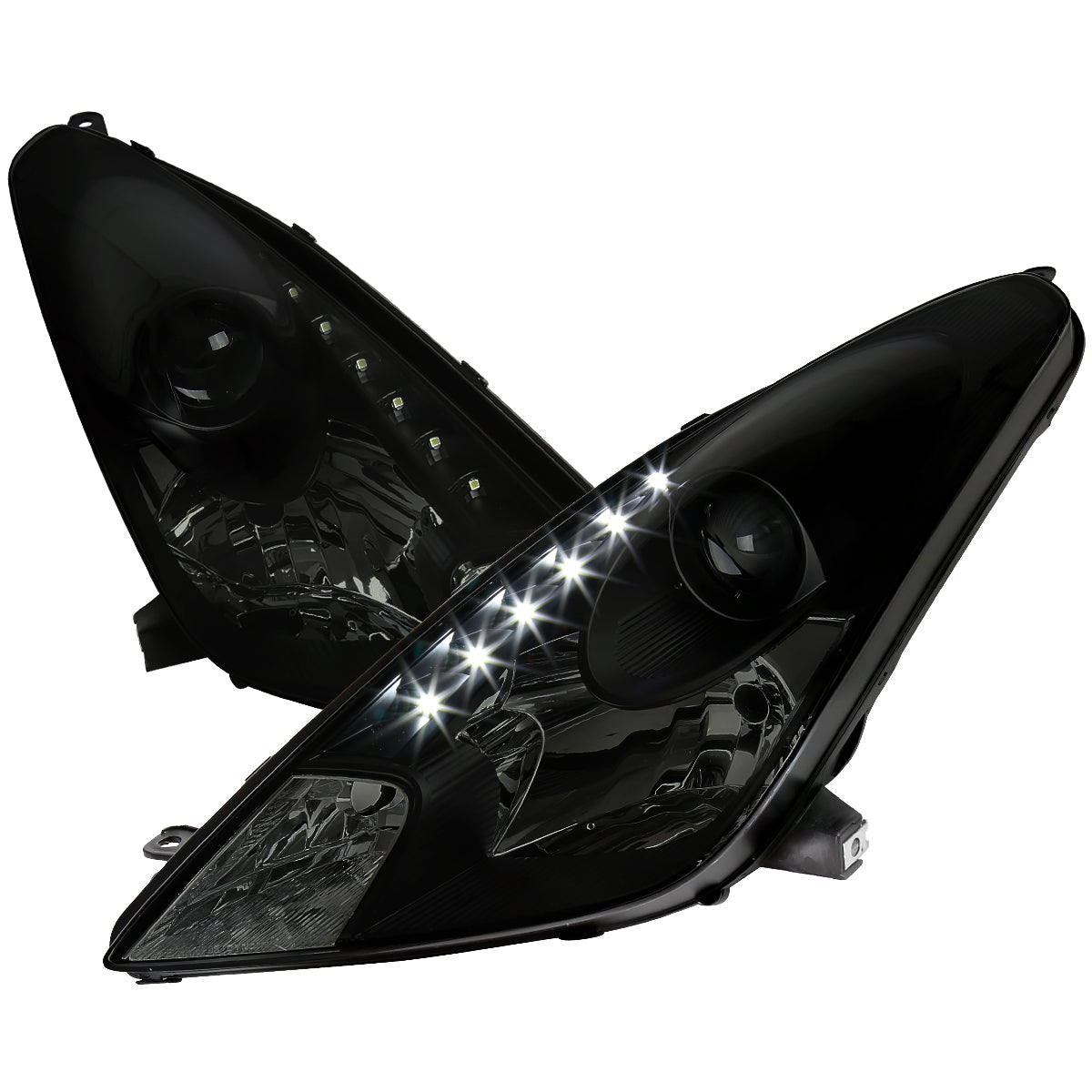 Spec-D 2000 Celica black headlights upgrade