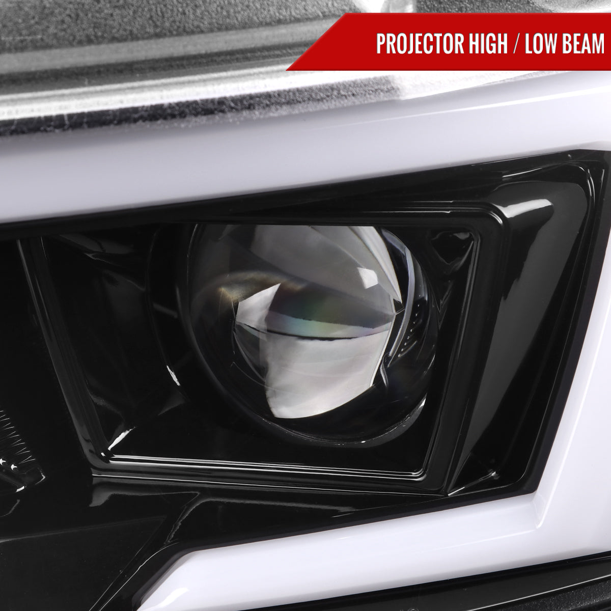 2018 Dodge Charger Strip Spec-D black headlights