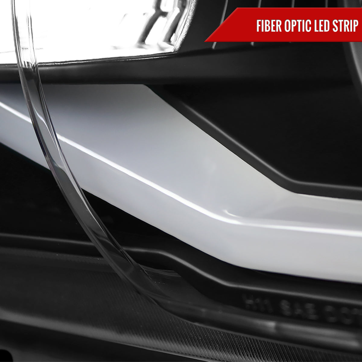 Spec-D 2010-2013 Chevrolet Camaro LED Bar Projector Black Headlights