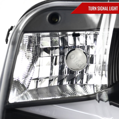 Spec-D 2010-2013 Chevrolet Camaro LED Bar Projector Black Headlights