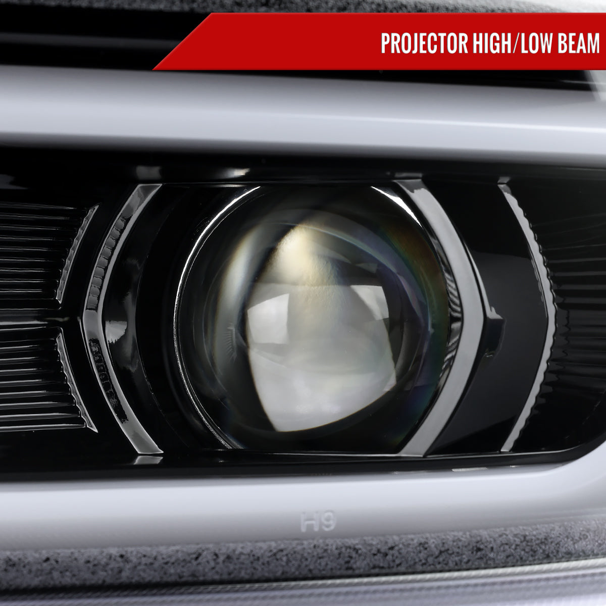 2016 Chevy Camaro Strip GL Spec-D black headlights