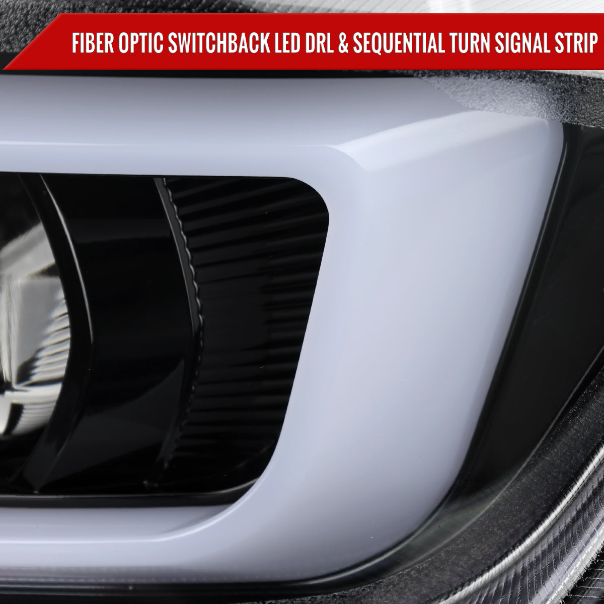 Spec-D 2017 Chevy Camaro Strip GL black custom headlights