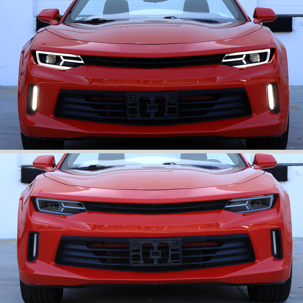 Spec-D 17 Chevy Camaro Strip GL black headlights