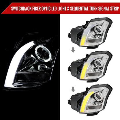 2004 Cadillac CTS Spec-D chrome aftermarket headlights