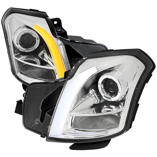 Spec-D 2003 Cadillac CTS chrome headlights upgrade