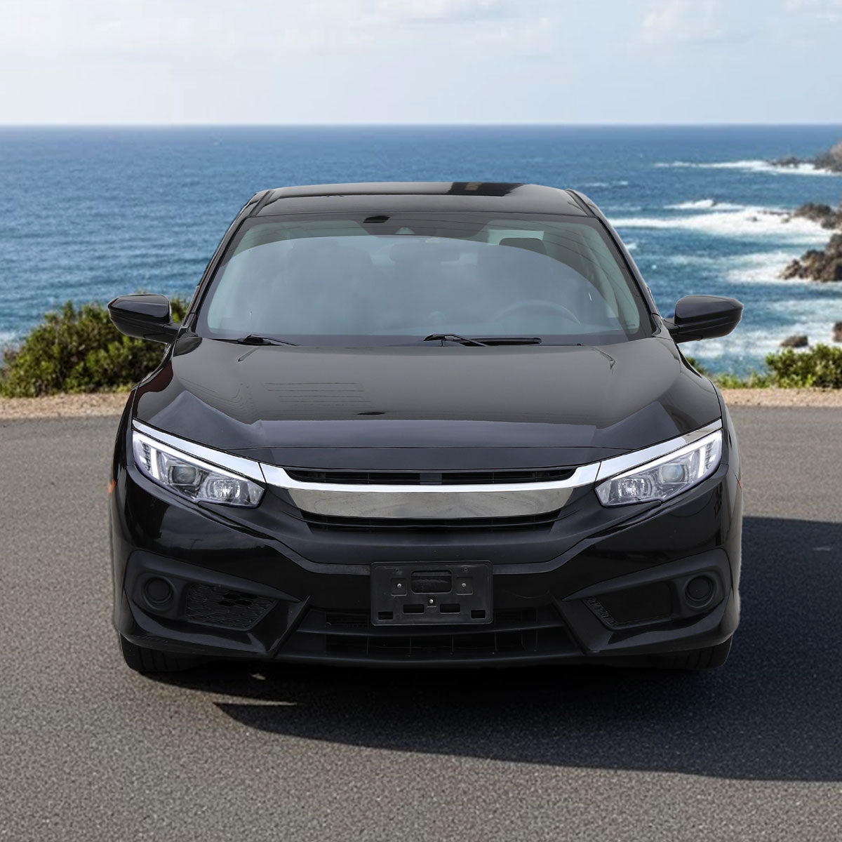 Restore OEM-Plus Look 2016-2021 Civic With Chrome Spec-D Projector Headlights