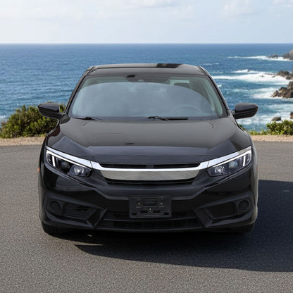 Restore clean OEM-plus look 2016-2021 Civic with Spec-D jet black projectors