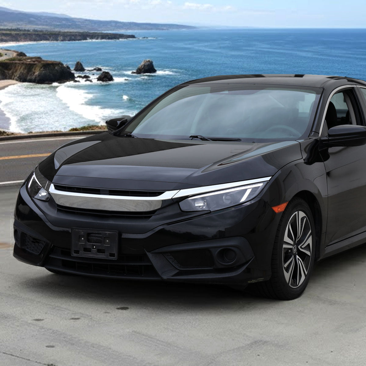 16-21 Civic Spec-D Chrome Housing Projector Headlights DRL