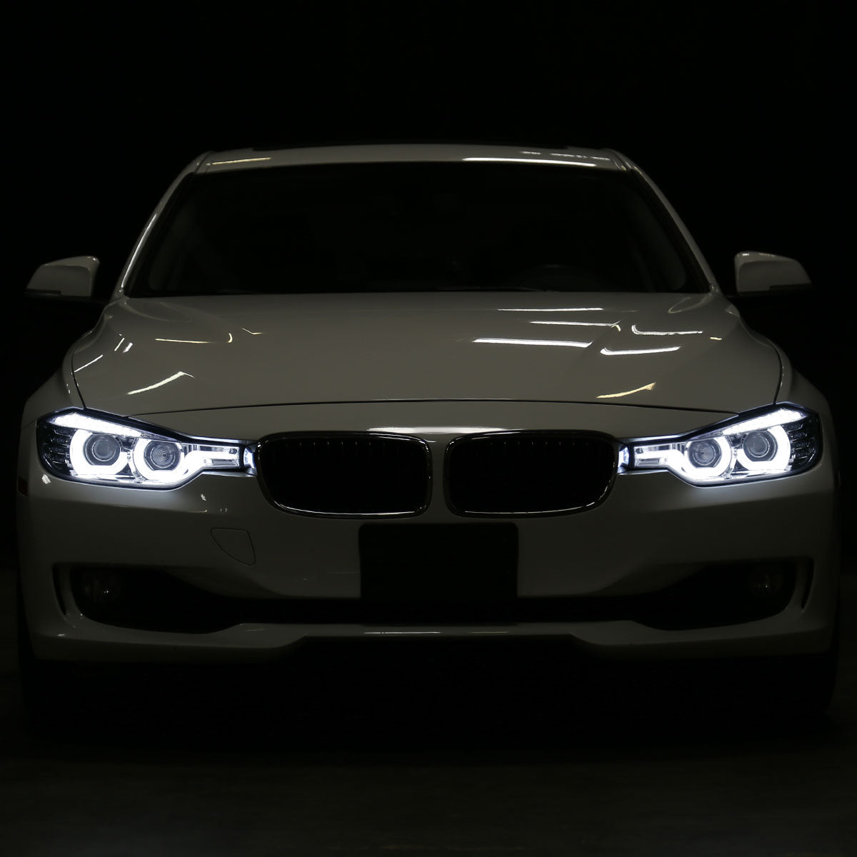 Spec-D 12 F30 3-Series 4DR Dual chrome headlights