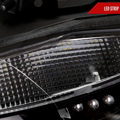 Spec-D 2012-2015 BMW F30 3-Series 4DR LED Projector HID J Black Headlights