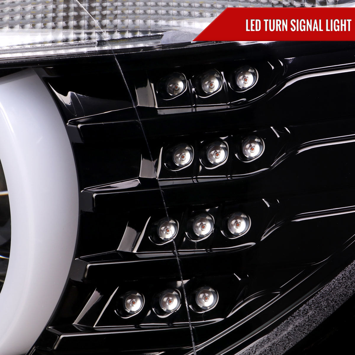 Spec-D 2012-2015 BMW F30 3-Series 4DR LED Projector HID J Black Headlights