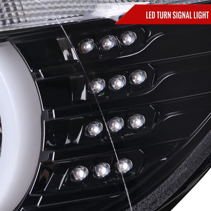 Spec-D 2012-2015 F30 3-Series 4DR Dual U-Bar Projector J Black Headlights