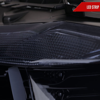 Spec-D 2012 F30 3-Series 4DR Projector chrome custom headlights