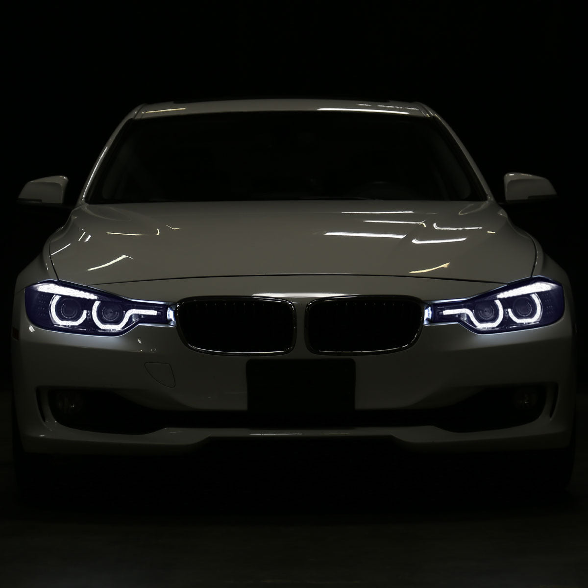 Spec-D 12 F30 3-Series 4DR Projector chrome headlights