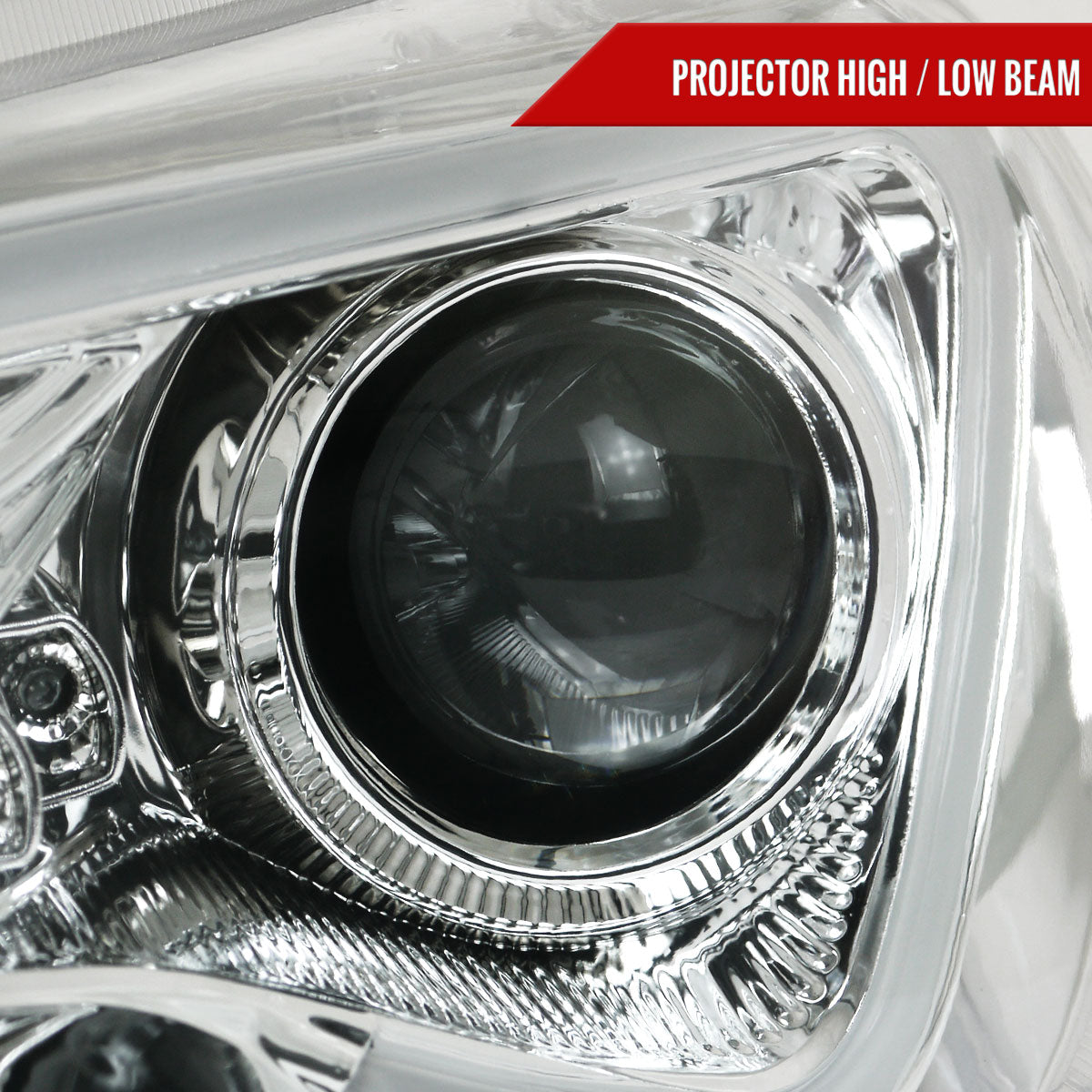 Spec-D 2014 Scion FRS Projector Strip chrome headlights