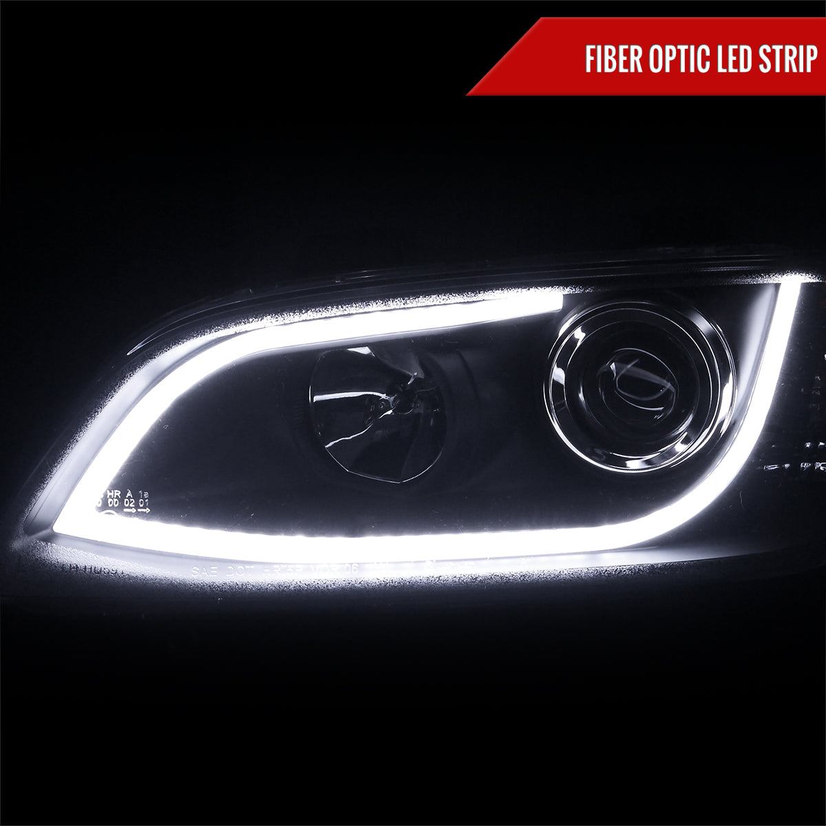 2009 Pontiac G8 Spec-D black aftermarket headlights