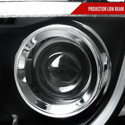 Spec-D 2008-2009 Pontiac G8 LED Bar Projector Black Headlights