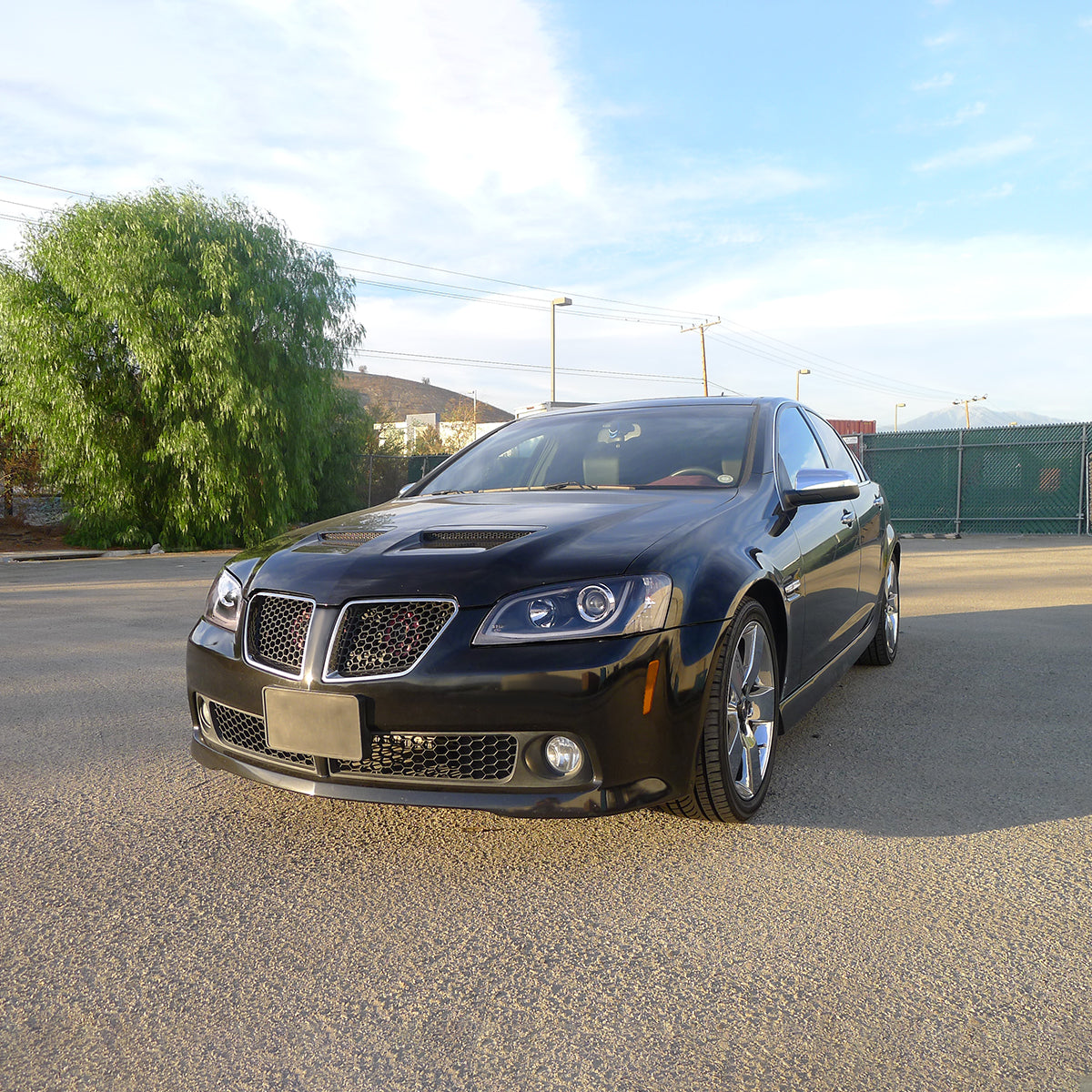 Spec-D 2008-2009 Pontiac G8 LED Bar Projector Black Headlights