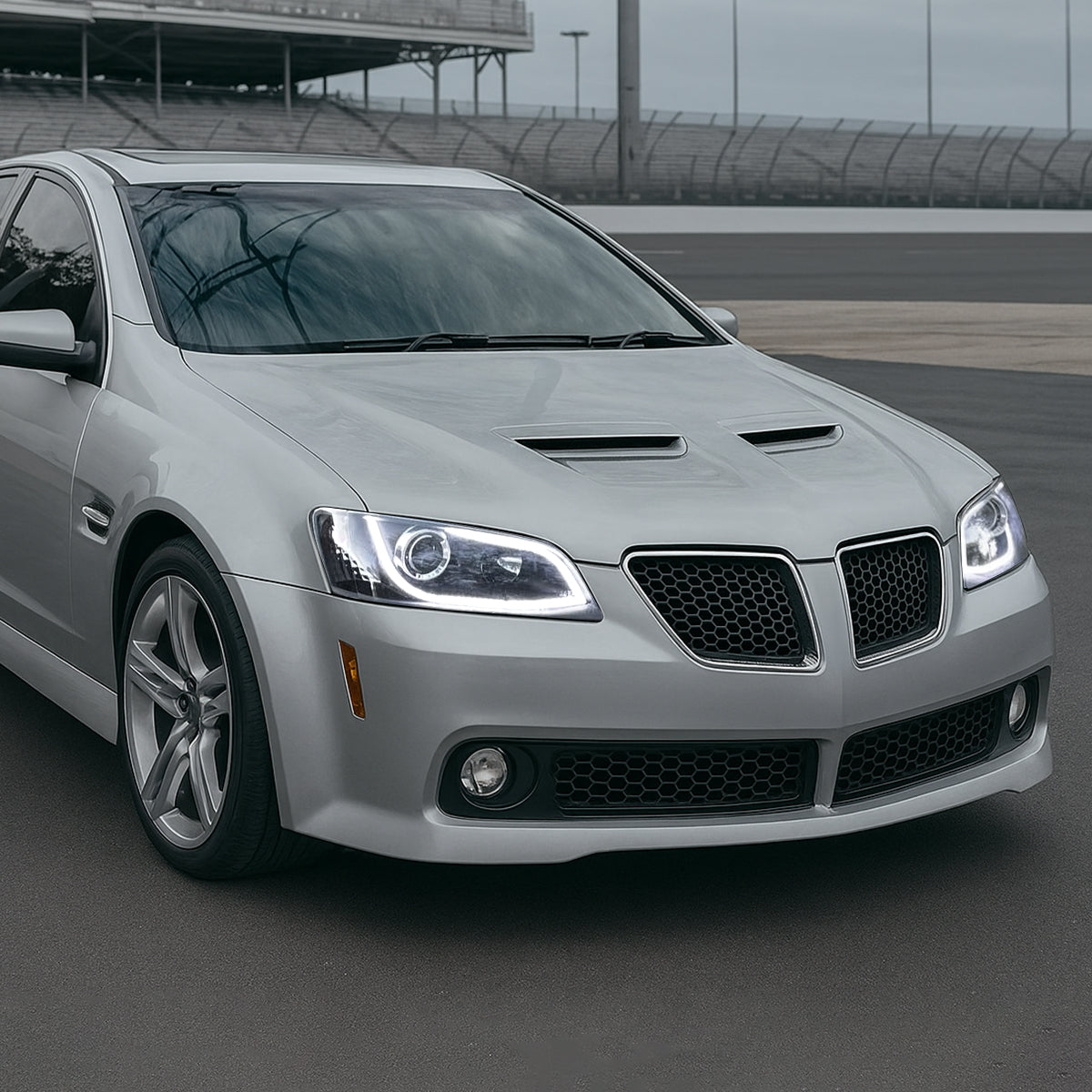 Spec-D 08 Pontiac G8 black headlights