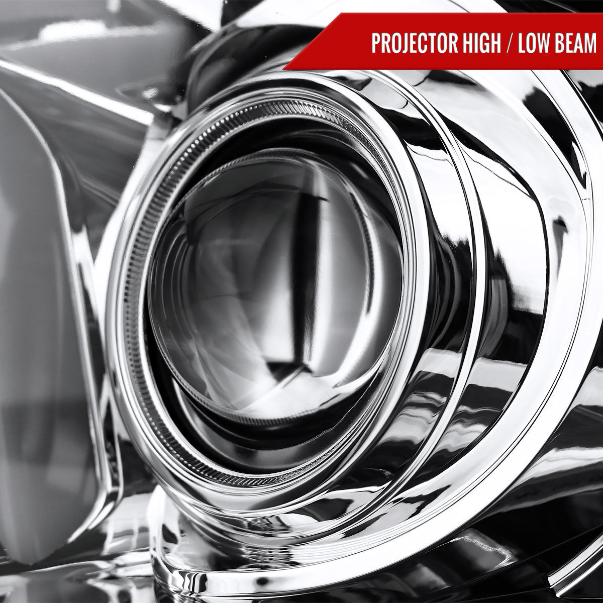 Spec-D 2007 Ford Mustang Projector LED bar headlights