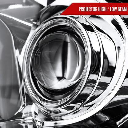 Spec-D 2007 Ford Mustang Projector LED bar headlights