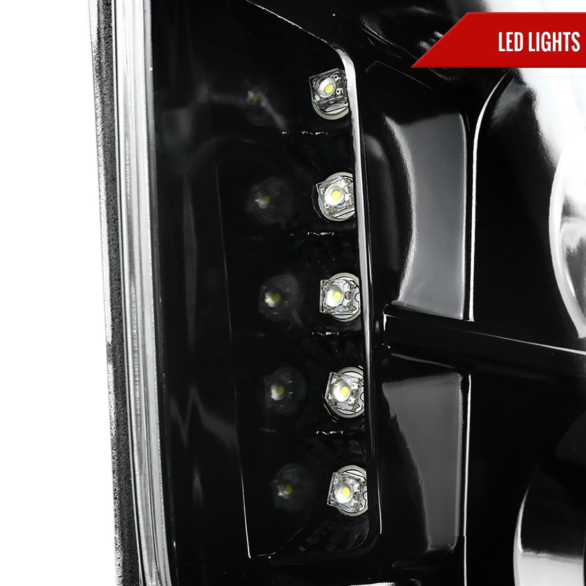 Spec-D 2005-2009 Ford Mustang Halo Projector J Black Headlights