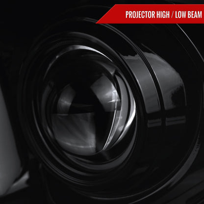 Spec-D 2007 Ford Mustang chrome LED bar headlights