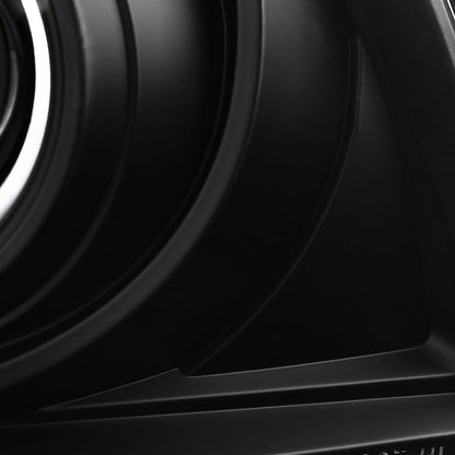 Spec-D 2009 Ford Mustang matte black custom headlights