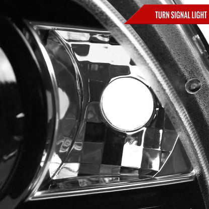 Spec-D 2010-2014 Ford Mustang Dual Halo Projector J Black Headlights