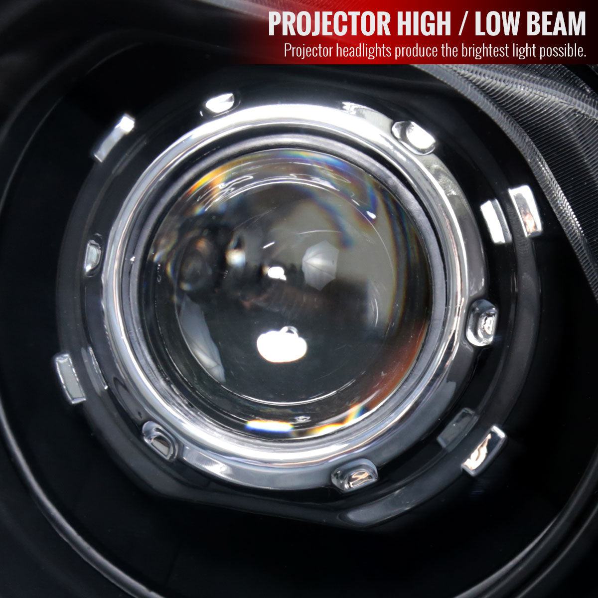 Spec-D 2010-2014 Ford Mustang Retrofit Style Projector Black Headlights