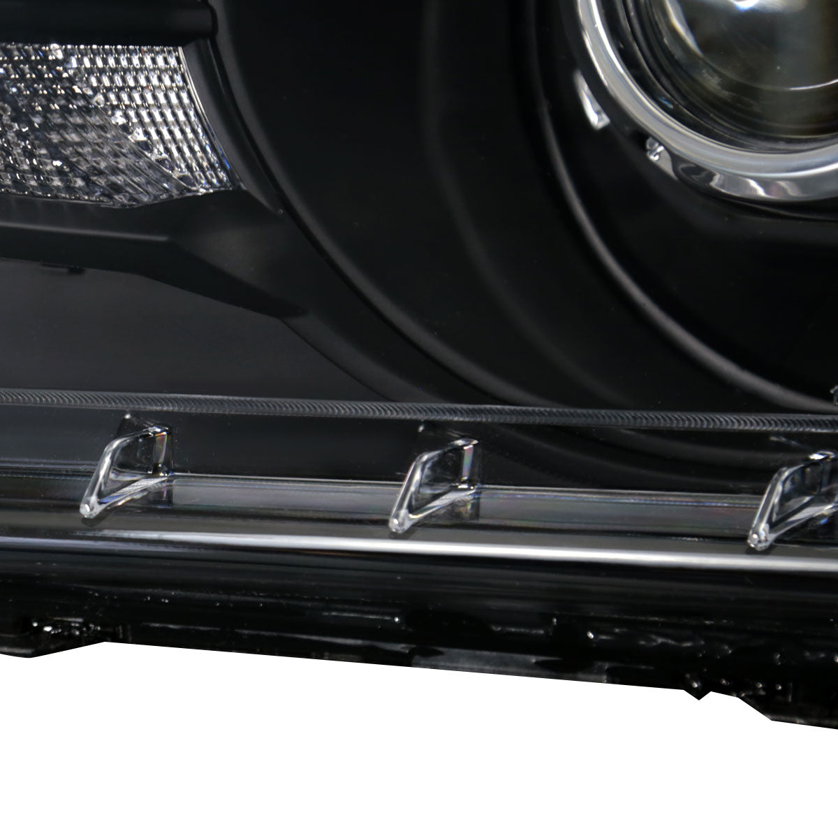 Spec-D 2010-2014 Ford Mustang Retrofit Style Projector Black Headlights