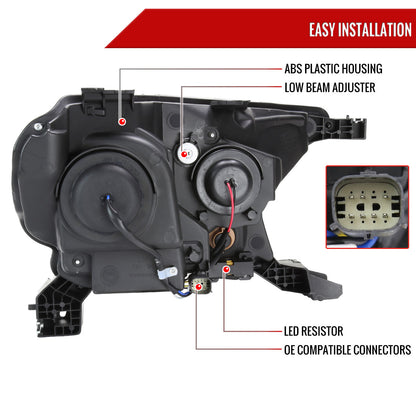 Spec-D Ford Ranger 21 chrome headlights