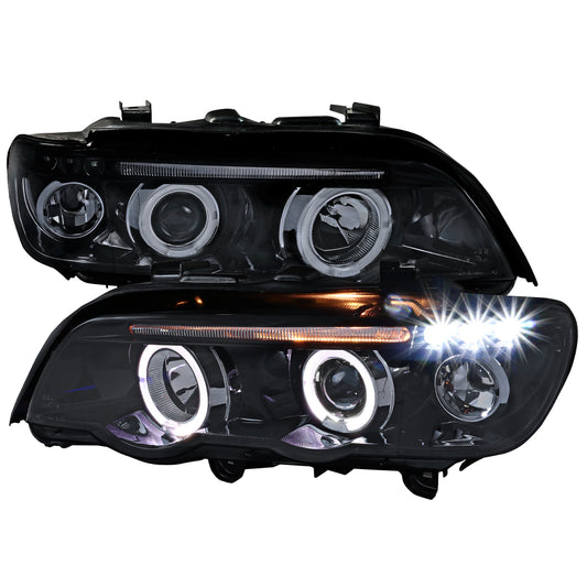 Spec-D 2001 BMW E53 X5 Dual black headlights upgrade