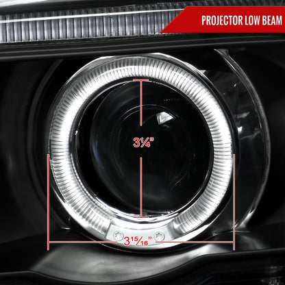 Spec-D 2003 BMW E53 X5 Dual black Projector Headlights