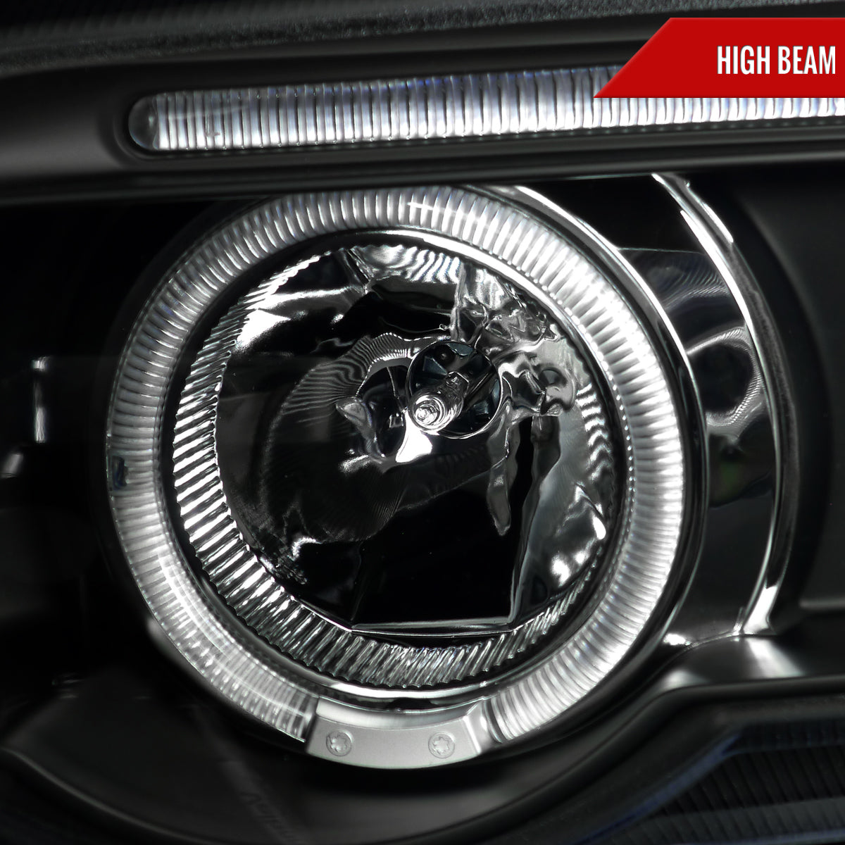 Spec-D 2001-2003 BMW E53 X5 Dual Halo Projector Black Headlights