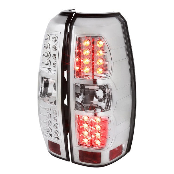 Spec-D 07-12 Chevrolet Avalanche Chrome Led Tail Lights (LT-AVA07CLED-TM)