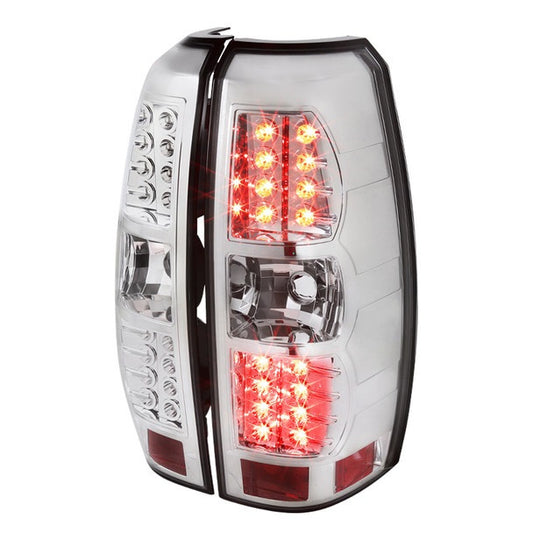 Spec-D 07-12 Chevrolet Avalanche Chrome Led Tail Lights (LT-AVA07CLED-TM)