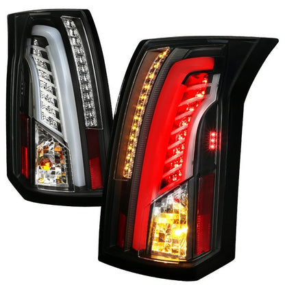 Spec-D 03-07 Cadillac Cts Led Tail Lights Black (LT-CTS03JMLED-TM)