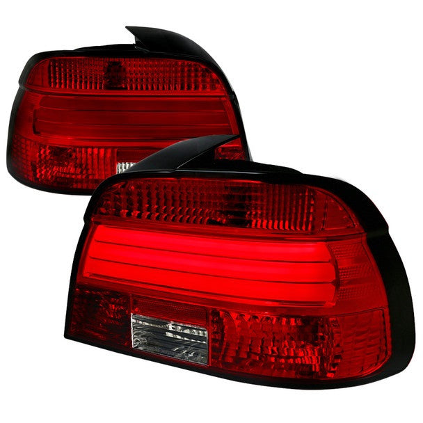 Spec-D 01-03 Bmw 525i 530 i540i m5 E39 Led Taillights Red (LT-E3901RLED-TM)