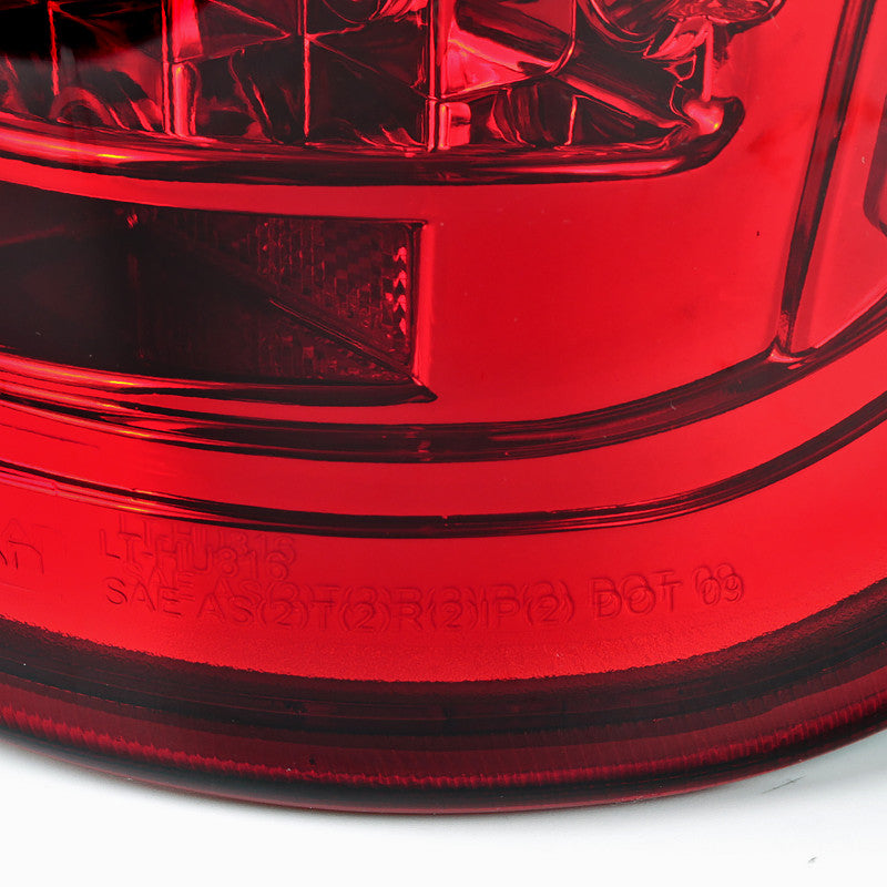 Spec-D 09-14 Ford F150 Led Tail Lights - Red