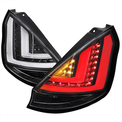 Spec-D 14-19 Ford Fiesta LED Tail Lights Black