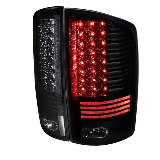 Spec-D 02-05 Dodge Ram Led Tail Lights Black