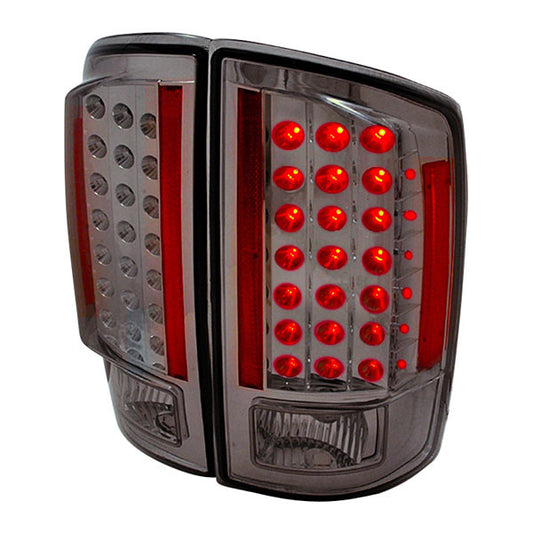 Spec-D 07-08 Dodge Ram Led Tail Lights Smoke