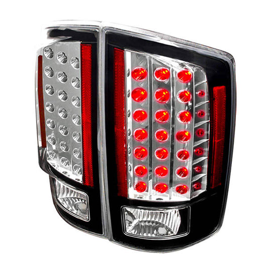 Spec-D 07-08 Dodge Ram Led Tail Lights Black